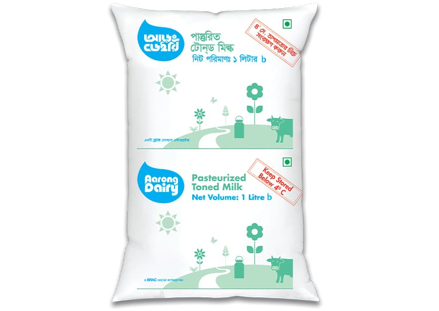 Pasteurized Toned Milk