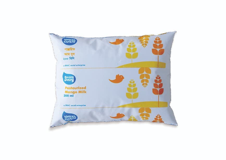 Pasteurized Mango Flavored Milk