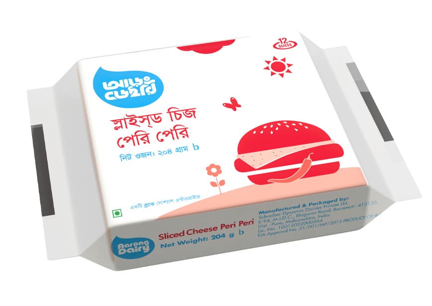 Peri Peri Sliced Processed Cheese